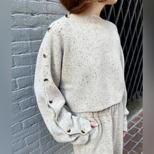 Lauren Manoogian button sleeve sweater